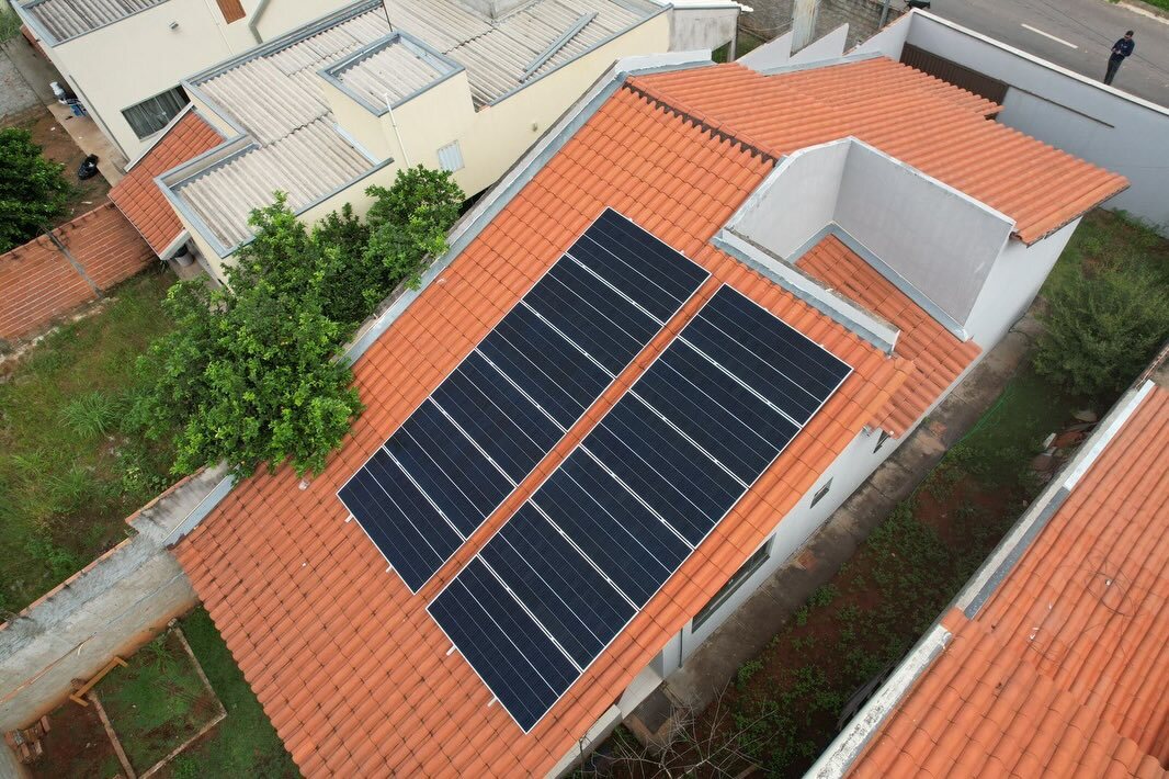Projeto residencial da Luminati Energia Solar em Goiás